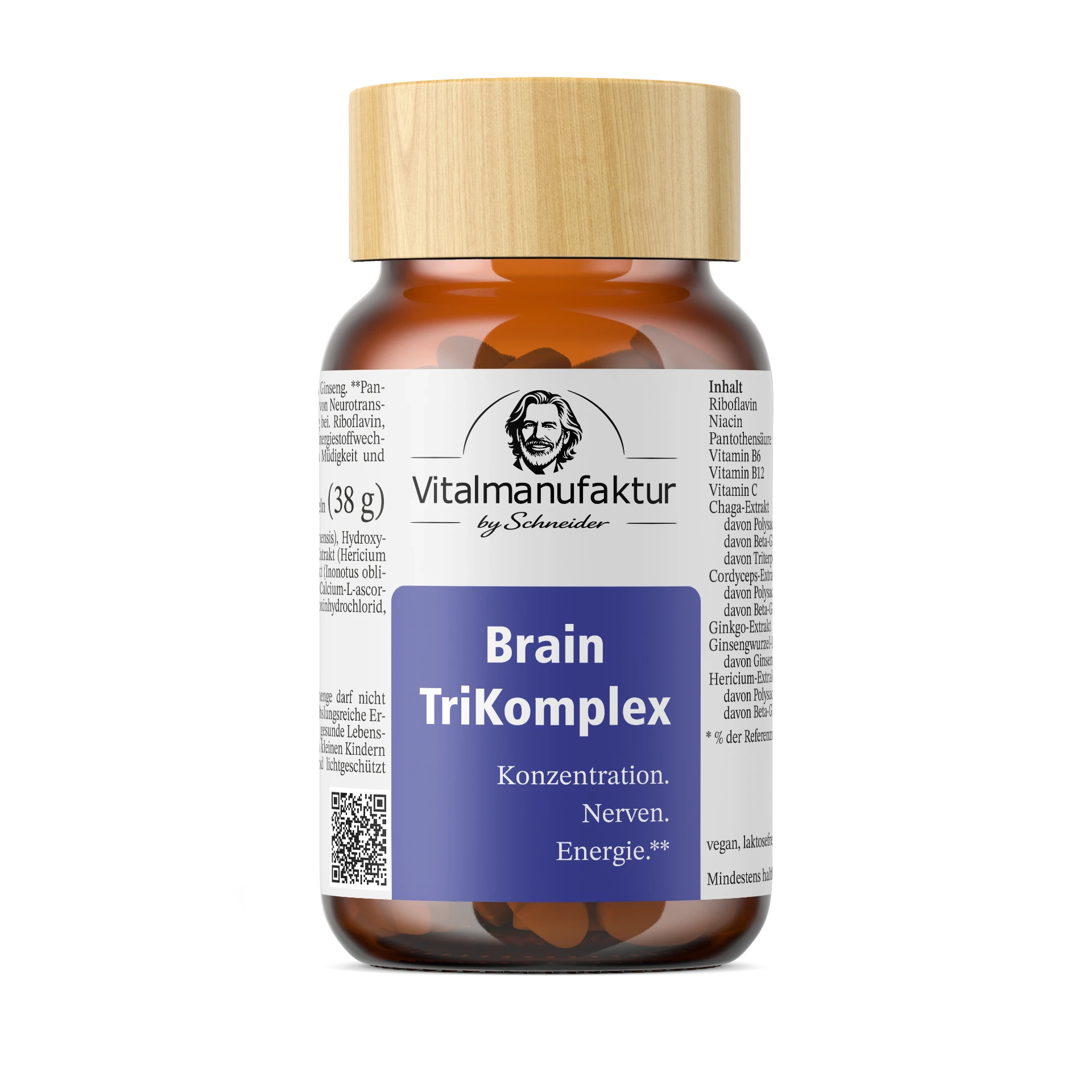 Brain TriKomplex - Mikronährstoffe für Gehirn, Fokus & mentale Klarheit